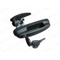 Rear locking handle for hardtop Cover King Top
