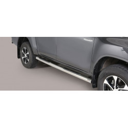 Nerezové boční nášlapy průměr 76 mm - Toyota Hilux 16+ TO 16 GP/410/IX