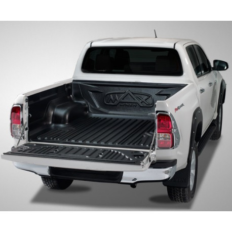 Tapis de sol en TPE pour Toyota Hilux VII Pick-Up (2006-08.2016) - tapis de  voiture - noir - Aristar - Guardliner - cabine double