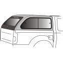 Hard top CKT Windows III Nissan NP300 Navara DC 2015+