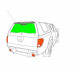 Rear glass for HT Road Ranger RH Mitsubishi L200