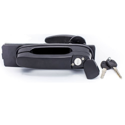 Rear locking handle for hardtop Cover King Top II