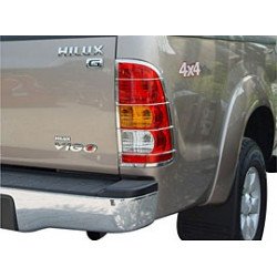 Tail Light Guards Stainless Steel for Toyota Vigo-hilux