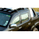  Wind Deflectors Slim-Line, Light Smoke for Mitsubishi L200. till 2005 