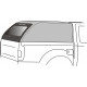 Tailgate - Rear glass with frame for Nissan D40 - CKT Work II / Windows II